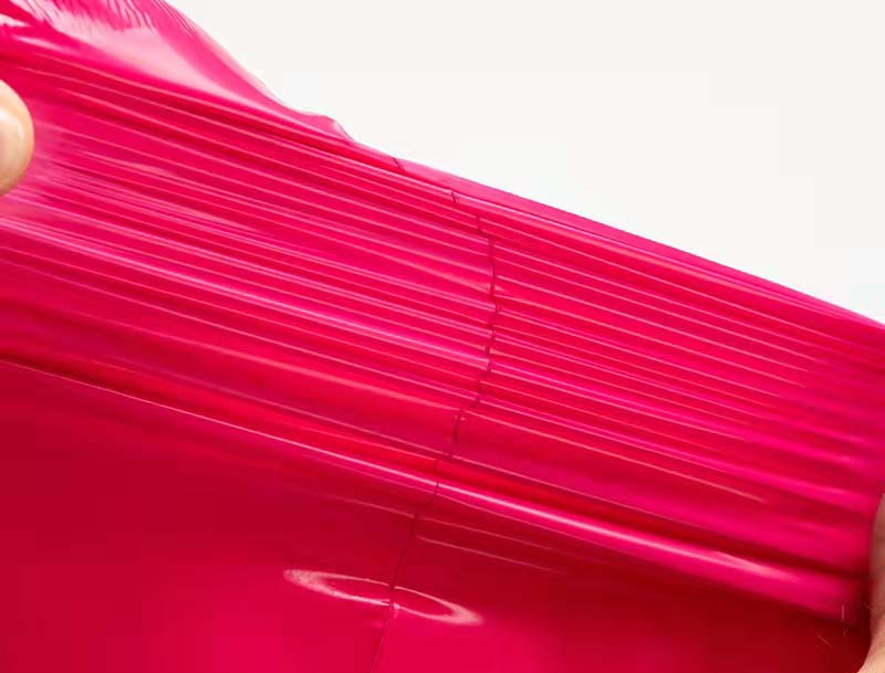 丹棱玫红色快递袋-05